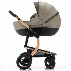Système de poussette 3 en 1 Fangzhuo : poussette + landau + siège auto, cadre en aluminium, chariot à quatre roues en caoutchouc - Product Image 6