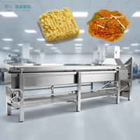 Machine à frire automatique pour nouilles instantanées Indomie GuoJian et ligne de production avec moteur, capacité de 500 kg/h