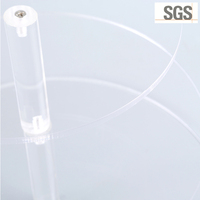 Support en acrylique Transparent pour Cupcake, matériel de découpe, présentoir à gâteau, boîte en verre PMMA, multiplexi, pour mariage/fête à plusieurs niveaux, 3 niveaux