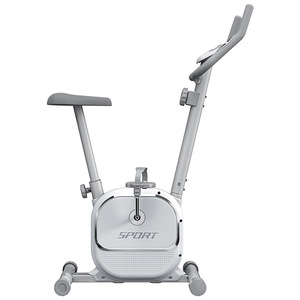 Bicicleta estática vertical con resistencia magnética, funcionamiento silencioso y ajustable para uso doméstico, para moldear el cuerpo, en blanco y negro - Product Image 5
