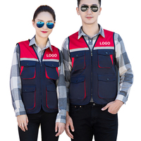 Design personnalisé uniforme de chasse avec poches photographie randonnée gilet pour hommes journaliste vêtements de travail gilet de pêche réfléchissant