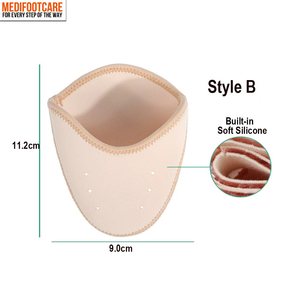 Cuscinetti per punte delle scarpe da balletto, protezioni traspiranti in SEBS per l'avampiede, protezioni per le dita dei piedi per tacchi alti, per donne e ragazze - Product Image 3