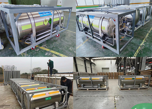 499L 2.5mpa Grande bouteille Dewar horizontale portable légère isolée sous vide pour le <span class=keywords><strong>travail</strong></span> sur le terrain - Product Image 3