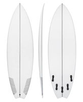 Planche de Surf Shortboard 6 Pieds en Mousse EPS, Tissu de Fibre de Verre et Résine Époxy pour Adultes, Idéale pour l'Été et la Plage