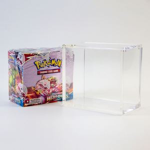 Boîte de présentation transparente en acrylique moderne FX avec propriétés magnétiques pour le rangement des cartes Pokémon - Product Image 6