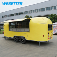 Webest – remorque de nourriture de kiosque de caravane de caravane de camion de restauration rapide de cuisine Mobile personnalisée