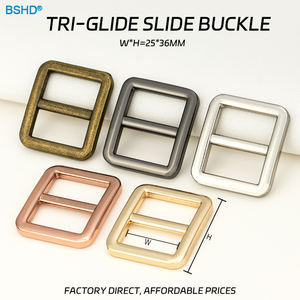 Boucles coulissantes réglables Attaches métalliques à double réglage pour bricolage Accessoires de fabrication de sacs à main à coudre/Fabrication de portefeuilles à faire soi-même - Product Image 2