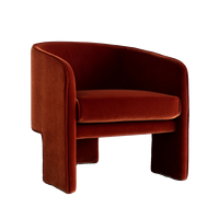 Fauteuil de loisirs de luxe nordique, canapé individuel design pour salon de beauté et réception commerciale