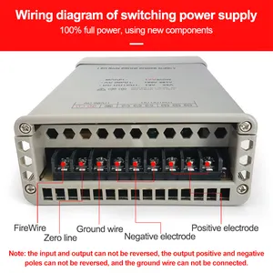 Transformator Regenschutz 60W 100W 200W Konstant spannung Gleichstrom 12V 5a 40a LED-Treiber CE-Zertifizierung Schalt netzteil 400W 360W.