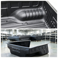 Tapis de protection pliable manuel et étanche pour benne de pick-up avec système de verrouillage