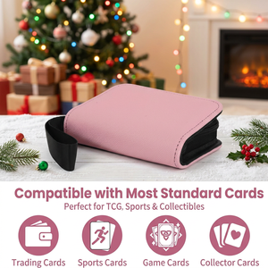 Mini classeur pour cartes à collectionner avec 40 pochettes à chargement latéral, capacité de 200 cartes, couverture en PU, reliure cousue, imperméable, pour collectionneurs et enfants - Product Image 5