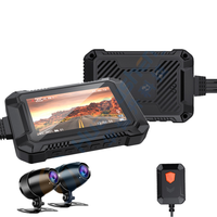 Caméra de tableau de bord pour moto BMAX Full HD, étanche IP67, GPS, vision nocturne, double enregistrement, grand angle 150°, caméra WIF, Max128G