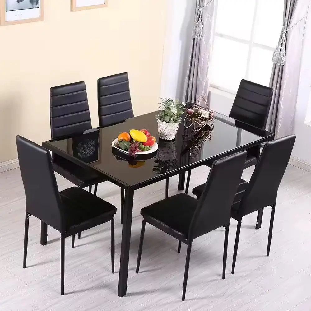 Moderno nordico sala da pranzo mobili da cucina tavolo e sedie set per 4-6 posti mobili per la casa