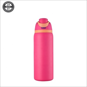 Bouteille d'eau isotherme en acier inoxydable avec paille, bouteille d'eau <span class=keywords><strong>de</strong></span> sport sans BPA, idéale pour les voyages - Product Image 5