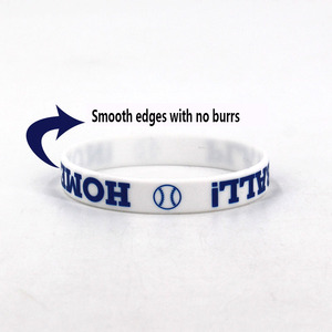 Braccialetto in Silicone <span class=keywords><strong>per</strong></span> gli appassionati di Baseball con il prezzo di fabbrica - Product Image 3