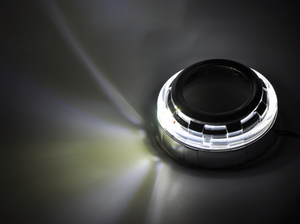 <span class=keywords><strong>RR</strong></span> 3.0นิ้ว Bi Xenon โปรเจคเตอร์ฝาครอบเลนส์สำหรับ Apollo ไฟหน้ารถฝาครอบเลนส์ที่มีตานางฟ้าตกแต่งสีขาว - Product Image 3