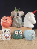 Belle tasse Tiki modèle d'ours Panda tasse Tiki Cocktail en céramique de conception de Type animal personnalisé