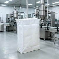 Sacs à valve en LDPE à fond plat personnalisés avec soudure thermique, imperméables, imprimés en gravure pour l'emballage de poudres chimiques