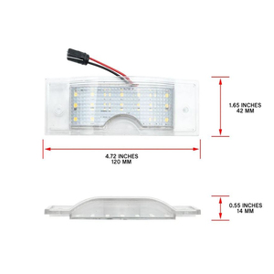 1 Pieza de Luz LED Trasera para Matrícula para <span class=keywords><strong>Opel</strong></span> Vauxhall <span class=keywords><strong>Vivaro</strong></span> A B 2001-2019 <span class=keywords><strong>Renault</strong></span> <span class=keywords><strong>Trafic</strong></span> II <span class=keywords><strong>Nissan</strong></span> <span class=keywords><strong>Primastar</strong></span> NV300 Fiat - Product Image 6