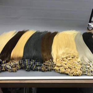 Haute Qualité 100% Remy Extensions de Cheveux Vierges Cuticule Aligné Double Bande Dessinée du Vietnam et Élégant - Product Image 5