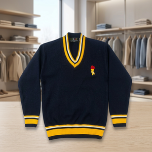 Nueva tendencia popular Proveedor indio Uniforme escolar con cuello en V para niños Durable y distribuido globalmente a granel - Product Image 1
