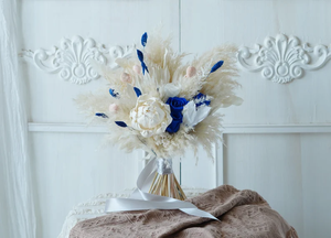 <span class=keywords><strong>Bouquet</strong></span> <span class=keywords><strong>de</strong></span> <span class=keywords><strong>mariée</strong></span> <span class=keywords><strong>bleu</strong></span> H-3 Boho mariage <span class=keywords><strong>blanc</strong></span> <span class=keywords><strong>mariée</strong></span> mariage demoiselle d'honneur fleurs séchées <span class=keywords><strong>bouquet</strong></span> d'herbe <span class=keywords><strong>de</strong></span> la pampa - Product Image 2