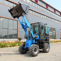 Penjualan Panas Mini Wheel Loader Backhoe Loader dengan Mesin Diesel Bersertifikat CE EPA