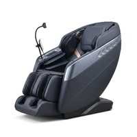 Fauteuil de massage corporel complet 2D avec mécanisme à 4 têtes, mode musique Bluetooth, zéro gravité, relaxation à domicile
