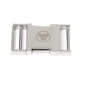 Hebilla de liberación rápida para <span class=keywords><strong>Collar</strong></span> de perro, hebilla de cierre lateral personalizada con logotipo láser de Metal para <span class=keywords><strong>Collar</strong></span> de Mascota - Product Image 4