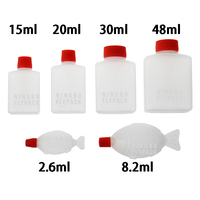 Rapport SGS de qualité alimentaire Bouteille de sauce soja pique-nique portable jetable en forme de poisson 2.6ml