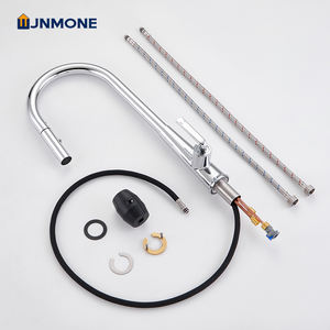 Pulverizador de latón moderno de lujo, grifo extraíble para fregadero de cocina, filtros de agua extraíbles, rotación de 360 °, grifo mezclador frío y caliente para Cocina - Product Image 4