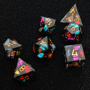 שרף קוביה באיכות גבוהה שקוף דציף rpg cthulhu אביזרים משחק קוביות קוביות D & d שרף קוביות - Product Image 5