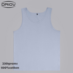 Tùy Chỉnh 230G Không Tay Bông Vest Cho Nam Giới Thêu Logo Trực Tiếp In Kỹ Thuật Số Của Nam Giới Tank Tops - Product Image 1