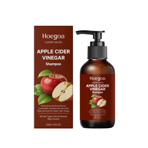 Shampoo au vinaigre de cidre de pomme avec aloe vera, formule douce et nourrissante pour des cheveux lisses et sans nœuds - Product Image 1