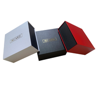 Échantillon gratuit de luxe Flip Top tableau noir boîte-cadeau feuille d'or argent boîte d'emballage magnétique pour la promotion