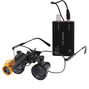 Lupas Dentales Eléctricas <span class=keywords><strong>Dent</strong></span> 2.5X/3.5X, Lupa con Marco Metálico de 420 mm, Lupa con Luz LED de 5 W y Brillo Ajustable - Product Image 1
