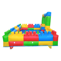Piscine gonflable colorée commerciale d'intérieur extérieure de WINSUN pour des enfants