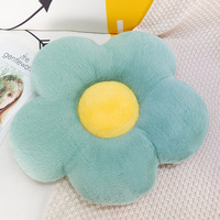 Bantal Boneka Bunga Matahari Daisy, Sarung Bulu Lembut Berwarna-warni, Isi Kapas PP, Bantal Sofa Tanaman untuk Hewan Peliharaan dan Anak-anak