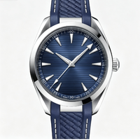 Montre chronographe sport pour homme 40 mm, calendrier lumineux, bracelet en caoutchouc et acier inoxydable, montre-bracelet pour homme d'affaires, vente en gros