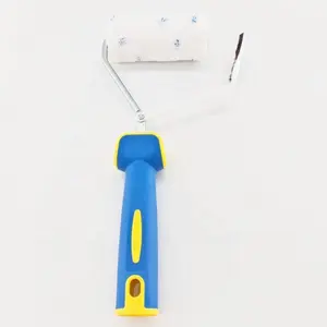 Chinese wholesale 100mm painting tools paint edger microfiber paint roller with guard paint roller edger