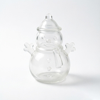 Composants de coque gonflable transparente DIY à motif de Noël, jouet de décompression en forme de boule vide à presser avec bouchon