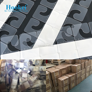 Hot Bán Rõ Ràng Tự Dính Treo Tab Móc Nhựa Hiển Thị Tay Tab Khe Cắm Lỗ Gấp Tab Cho Cửa Hàng Bán Lẻ Hiển Thị - Product Image 5