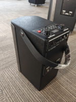 BD Pioneer Outdoor Party Altavoz plegable y volteado con batería recargable con dos micrófonos de banda U