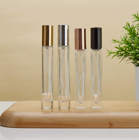 Botol Parfum Mini Bentuk Ramping - Botol Kaca Kosong 10ml untuk Parfum, Minyak Atsiri, Sampel, Kemasan Parfum Ukuran Perjalanan
