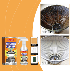 Nettoyant Dégraissant Puissant Jue Fish <span class=keywords><strong>pour</strong></span> la <span class=keywords><strong>Cuisine</strong></span> – Action Intense Contre les Taches d'Huile Tenaces sur les Cuisinières et les Hottes - Product Image 2