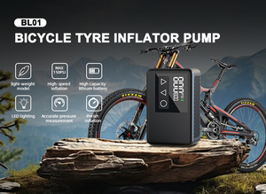 <span class=keywords><strong>Pompe</strong></span> à vélo intelligente à double écran NEWO BL01 avec arrêt automatique, gonfleur sans fil 120 PSI pour vélos de route et de montagne - Product Image 3