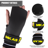 Poignées de musculation réglables avec sangle de poignet antidérapante et protection de la paume pour soulevé de terre, tractions et entraînement avec barre – Vente en gros