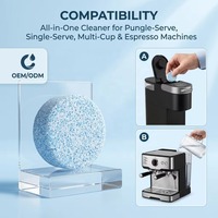 Tablette de nettoyage détartrante pour machine à café, universelle, action rapide, préserve la saveur, prolonge la durée de vie de la machine