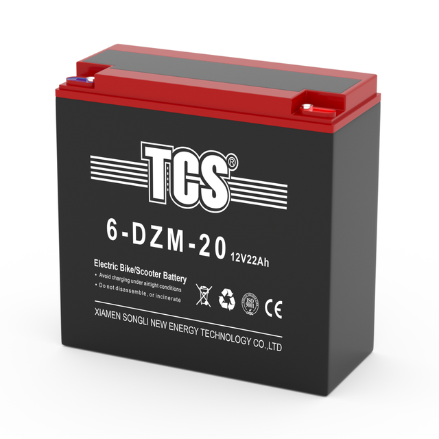 TCS 12v 22ah Electric Bike Battery 6DZM20 Lead Acid Battery China Factory Wholesale