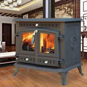 High Heating Energy neuer Holzofen aus Gusseisen Innen zum Verkauf